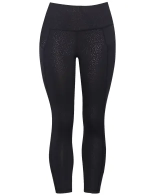 22" inseam 3D Printed Yoga Pants LEOPARD