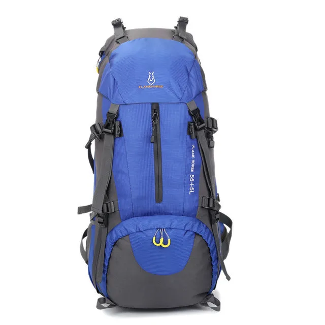 60L Large-Capacity Camping Hiking Trekking Backpack