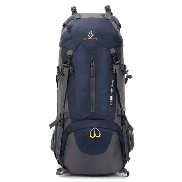 60L Large-Capacity Camping Hiking Trekking Backpack