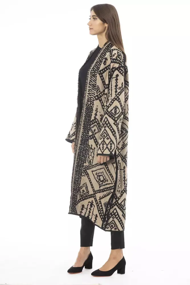 Alpha Studio Scandian Double Jacquard Elegance Coat