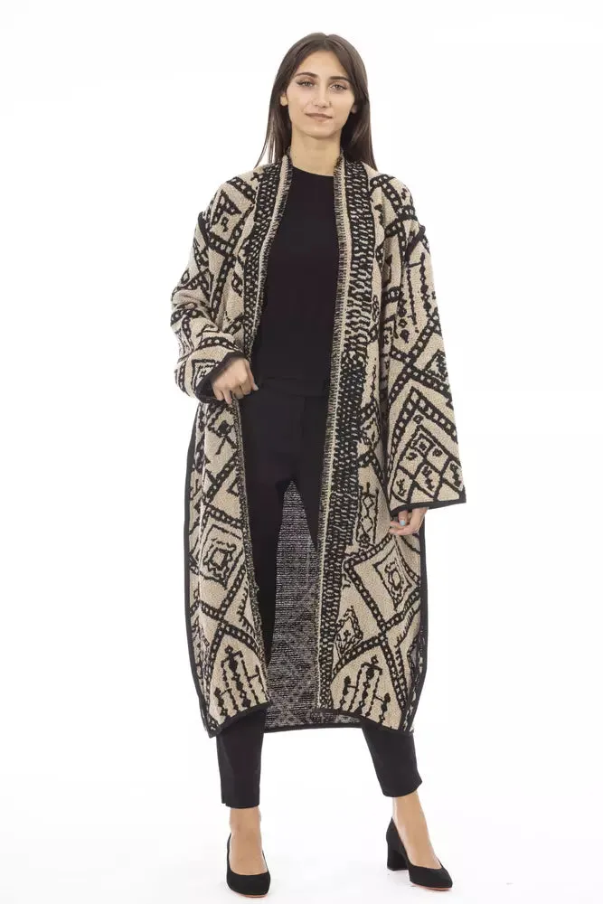 Alpha Studio Scandian Double Jacquard Elegance Coat