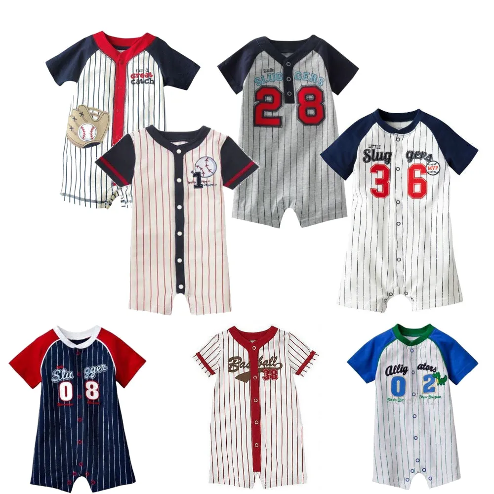 Baby Romper Slugger 36 Baseball League Romper