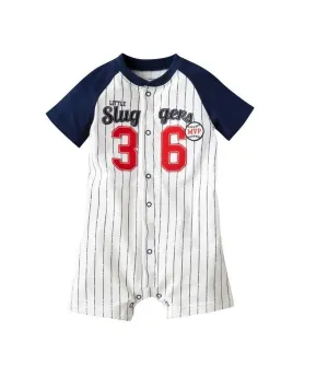 Baby Romper Slugger 36 Baseball League Romper