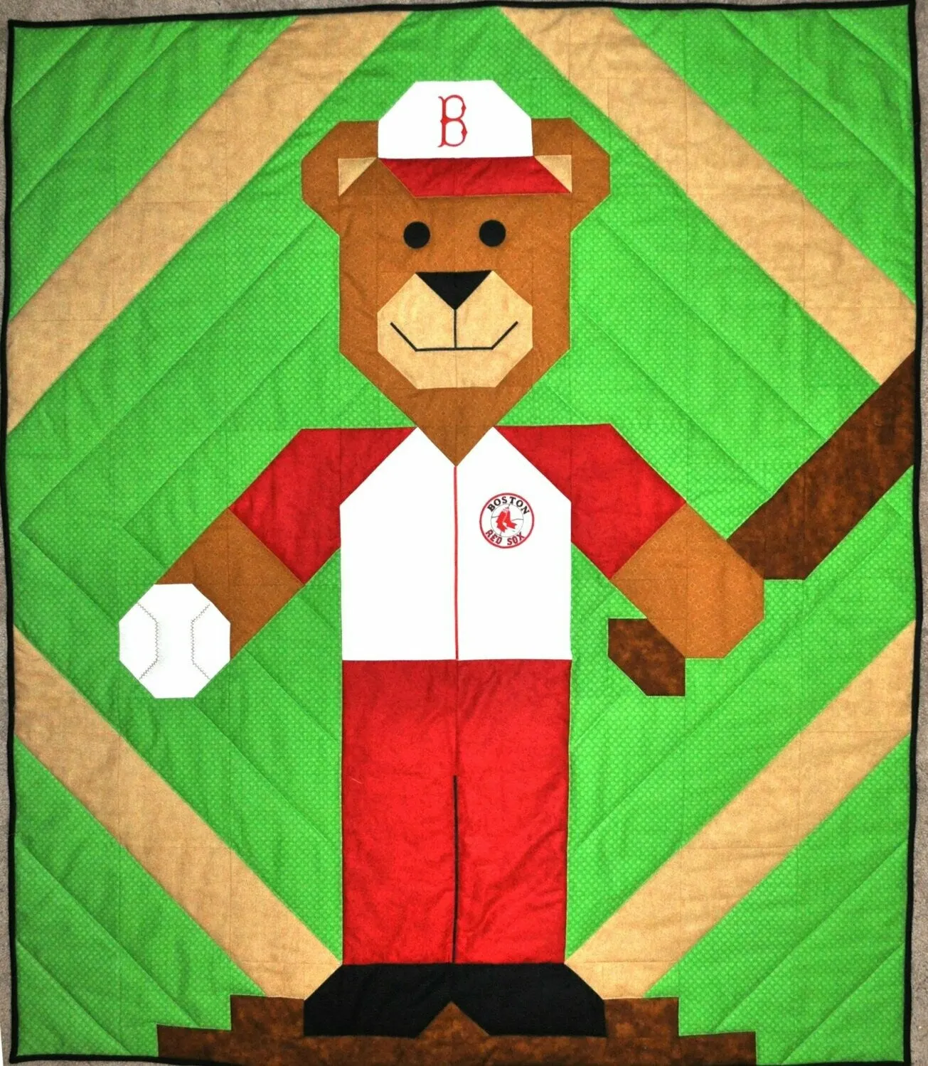 Baseball Bear Quilt Pattern