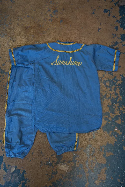 Blue "Sunshine" Baseball Uniform