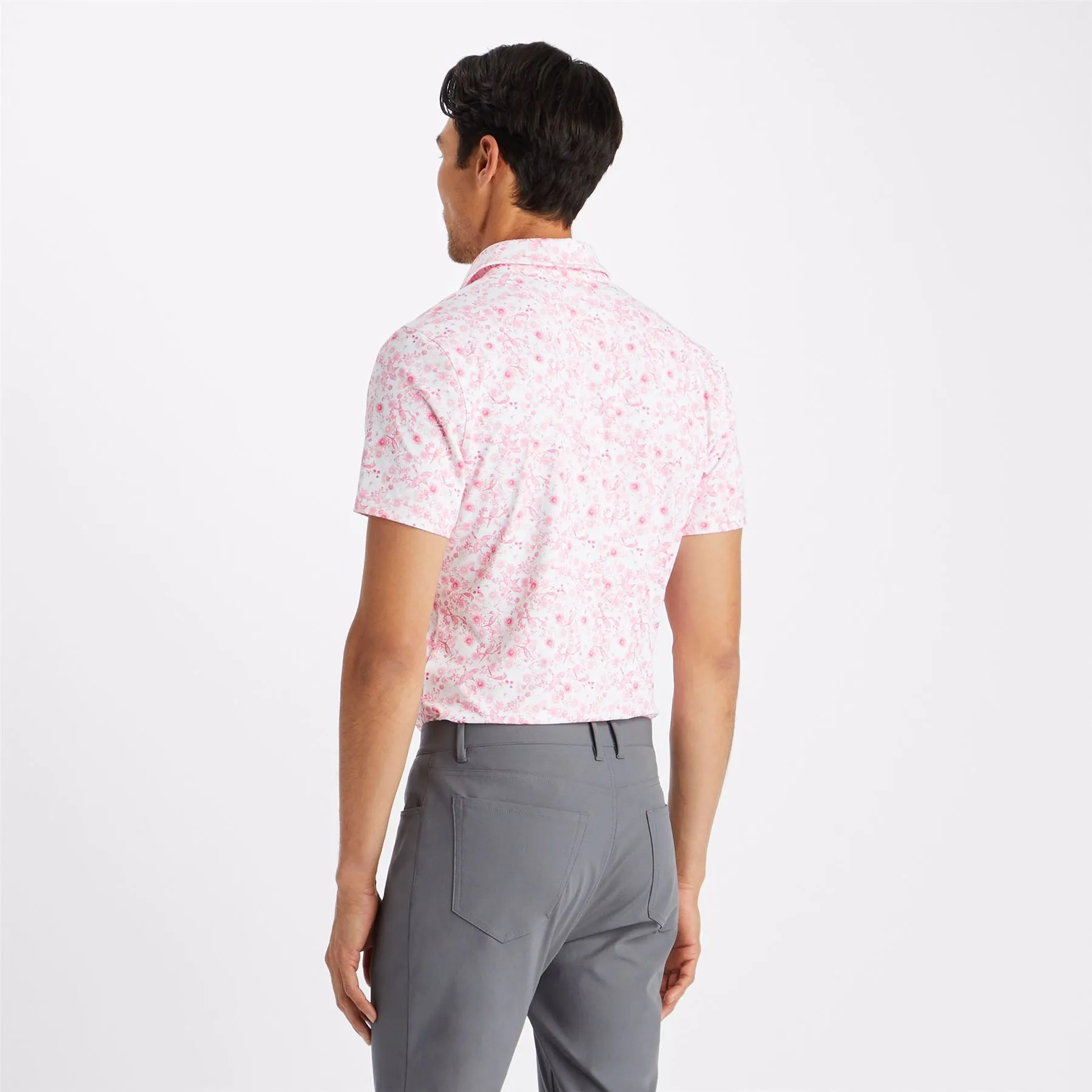 Botanic Garden Tech Jersey Polo Trifle - AW23