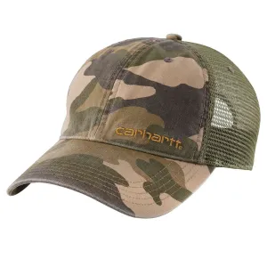 Carhartt Men's Rugged Khaki Camo Brandt Cap