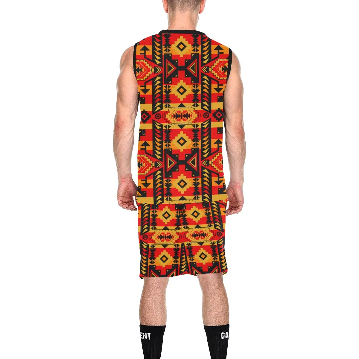 Chiefs Mountain Fire Basketball Uniform