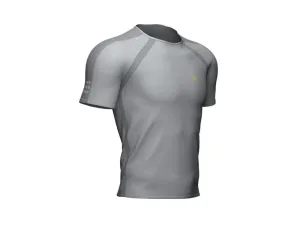 Compressport Men's Training SS Tshirt - Alloy/Primerose