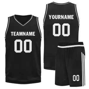 Custom Black Classic Style Sports Uniform Basketball Jersey BBJ01-D020105-19