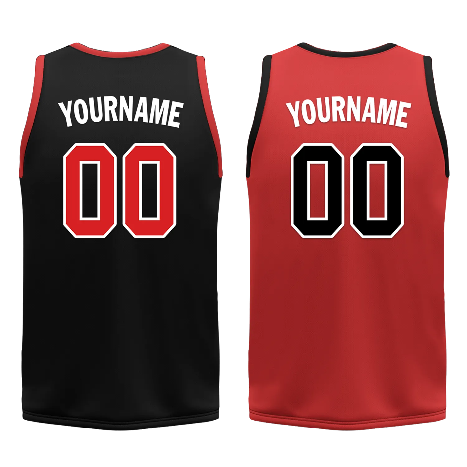 Custom Black White Classic Style Reversible Basketball Uniform Personalized COOLMAX BBJR-D017006