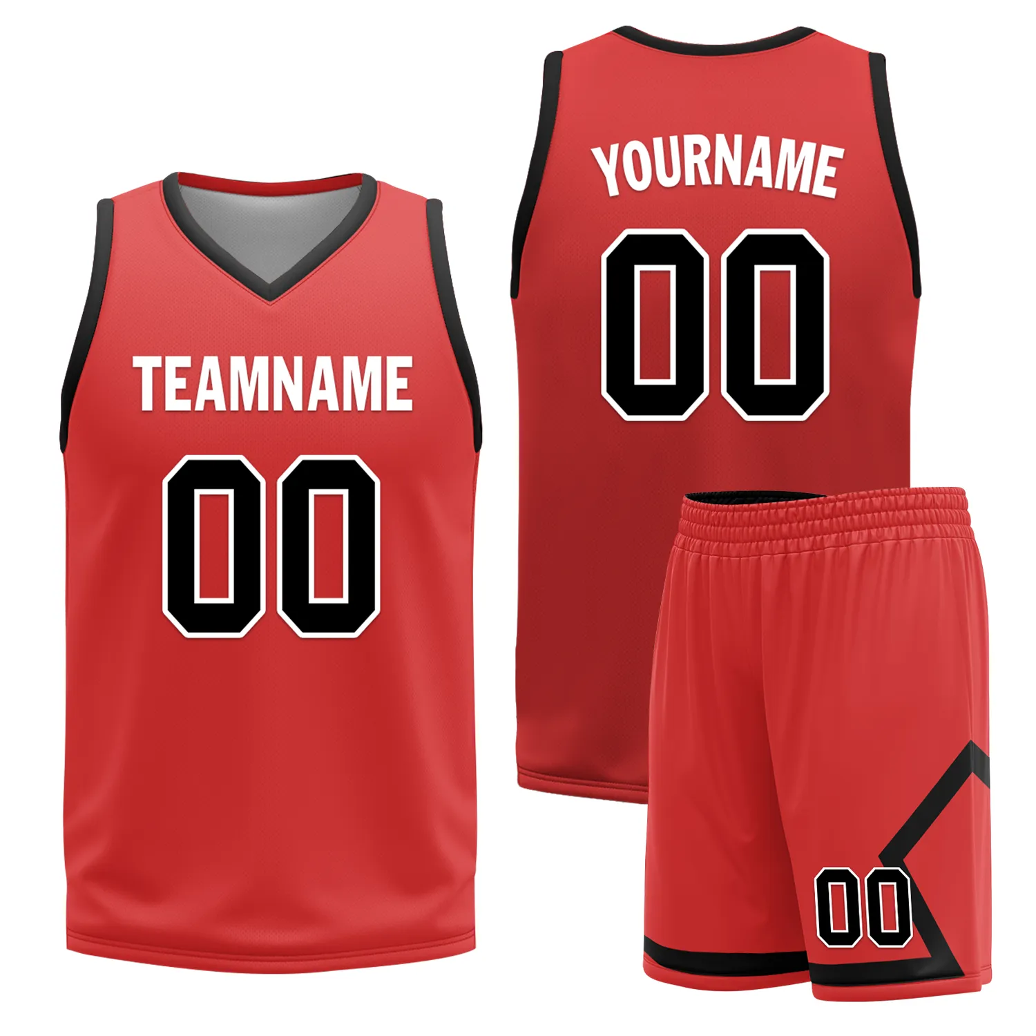 Custom Black White Classic Style Reversible Basketball Uniform Personalized COOLMAX BBJR-D017006