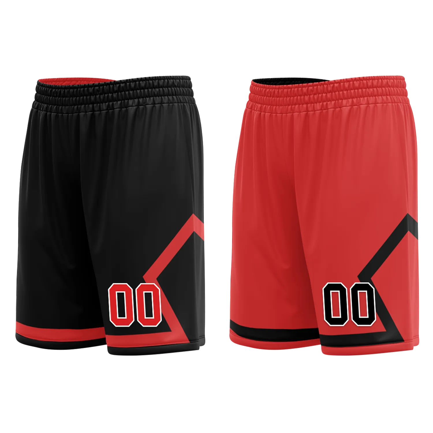 Custom Black White Classic Style Reversible Basketball Uniform Personalized COOLMAX BBJR-D017006