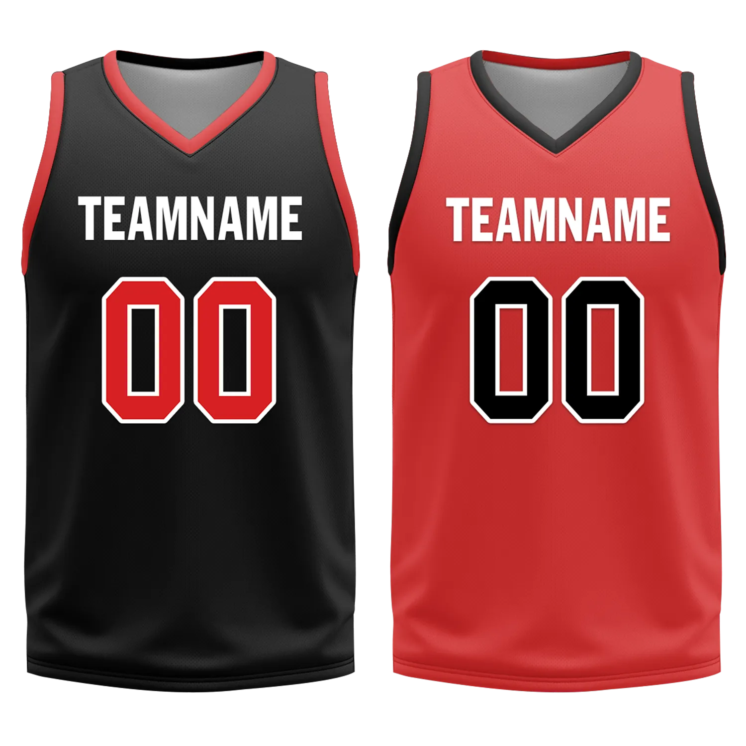 Custom Black White Classic Style Reversible Basketball Uniform Personalized COOLMAX BBJR-D017006