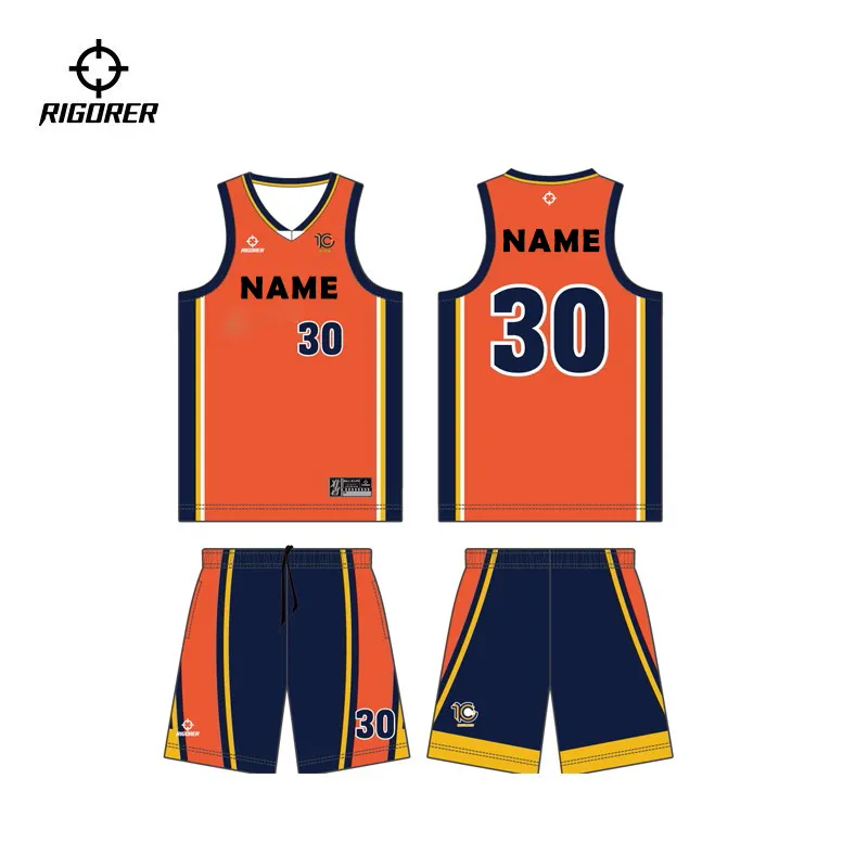 Custom Teamwear Sublimation Single Layer Uniform for Basketball