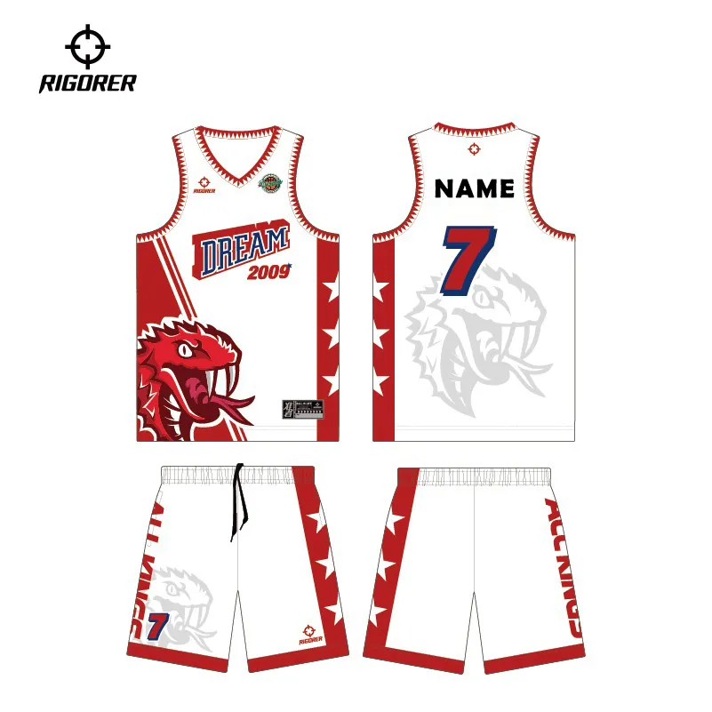 Custom Teamwear Sublimation Single Layer Uniform for Basketball