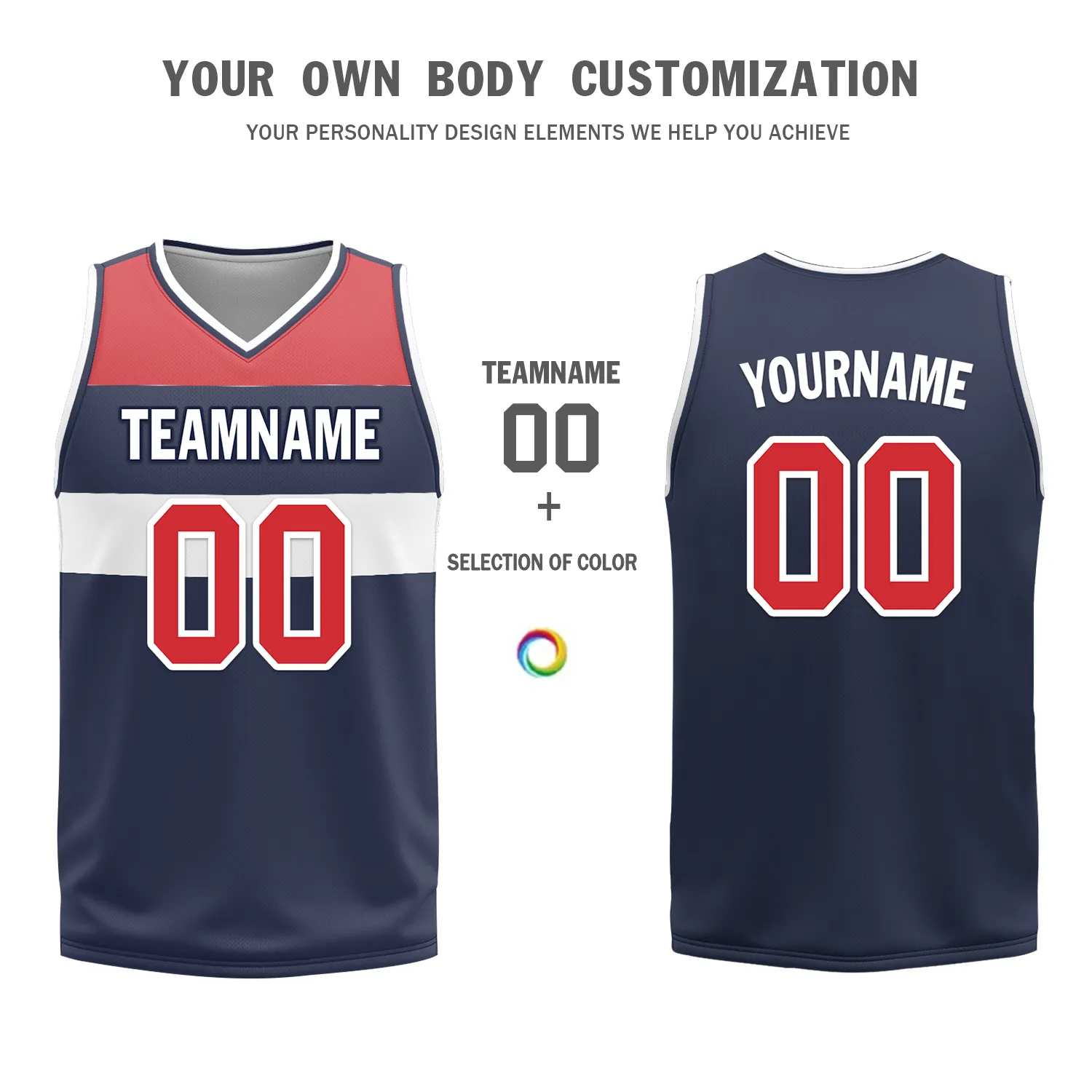 Custom White Blue Classic Style Reversible Basketball Uniform Personalized BBJR-D017023