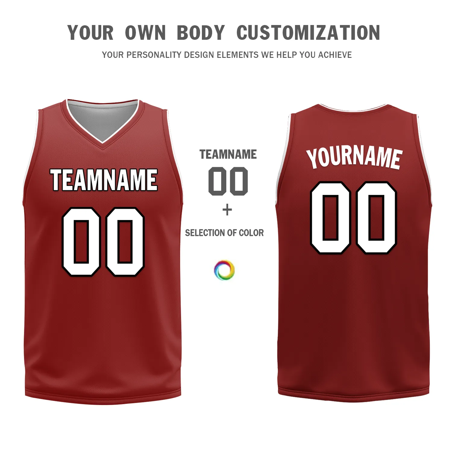 Custom White Red Classic Style Reversible Basketball Uniform Personalized COOLMAX BBJR-D017017