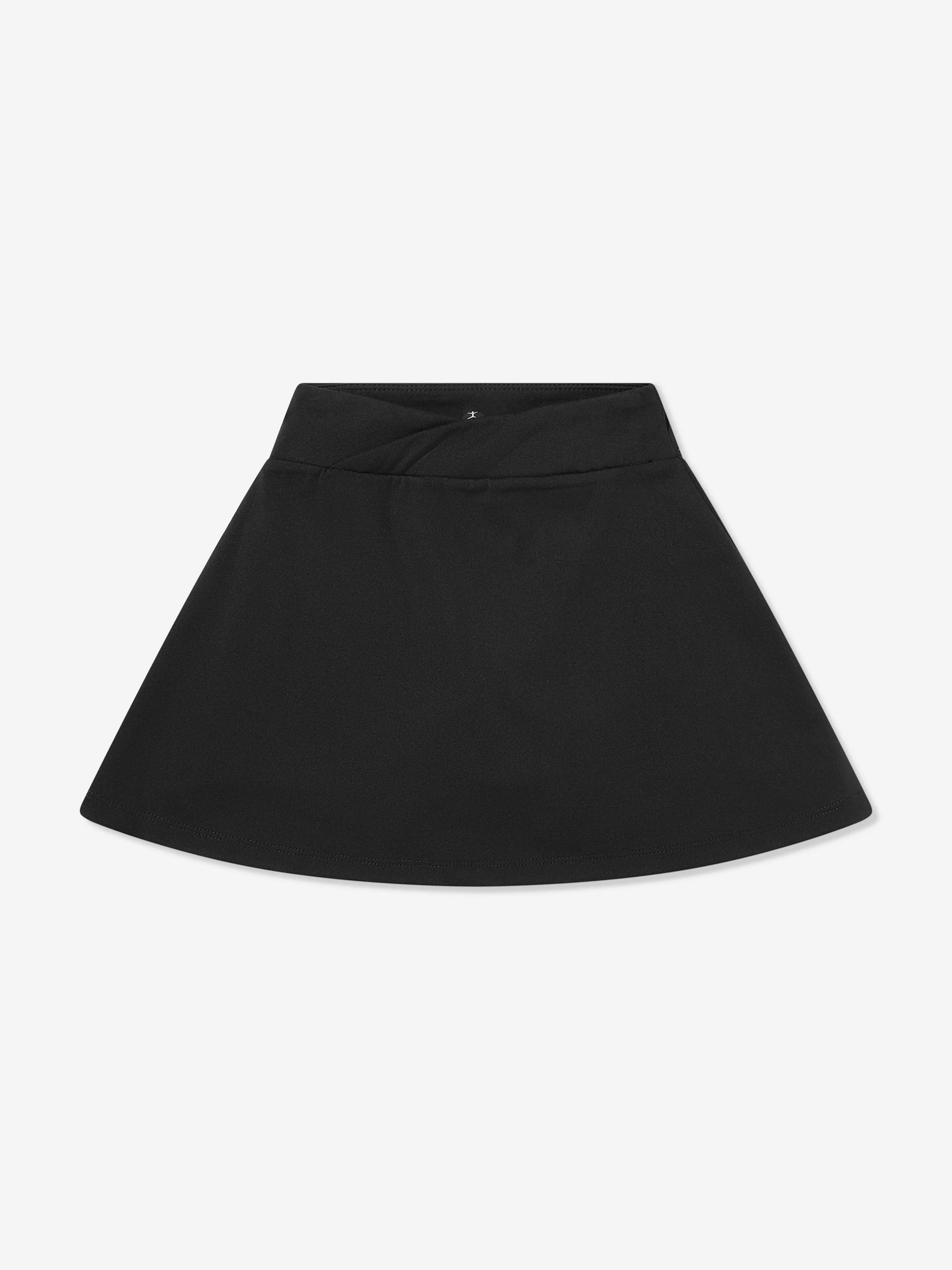 Danskin Girls Cross Front Tennis Skort in Black