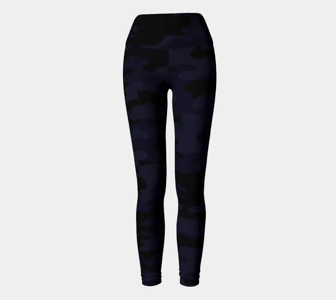 Deep Purple Camouflage Leggings