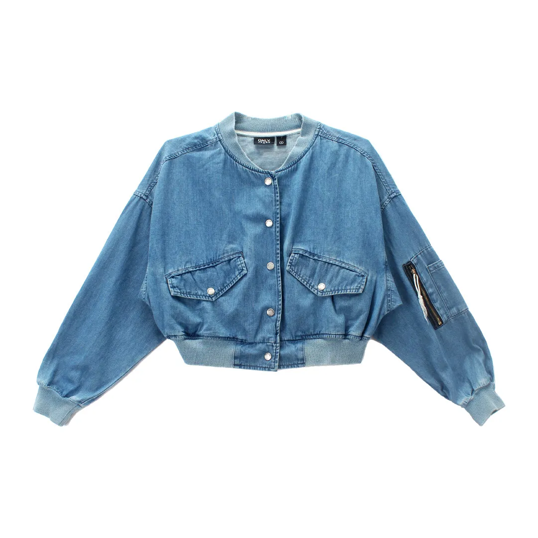 Denim jacket jacket women's baseball uniform