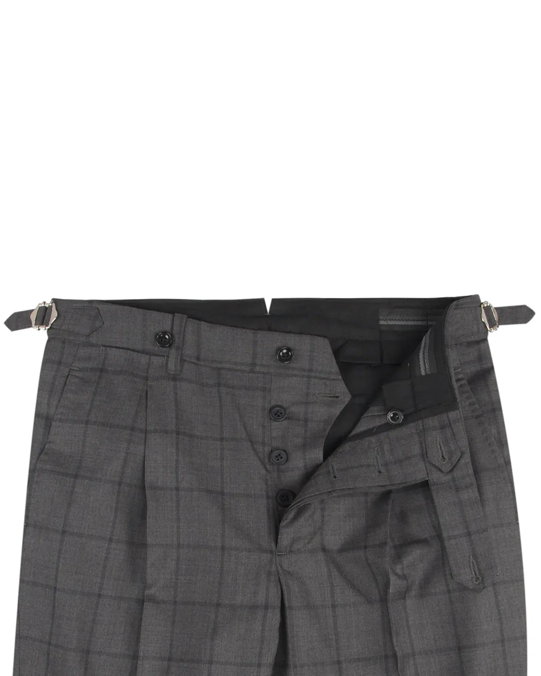 Drago: Super 160s Charcoal Checks