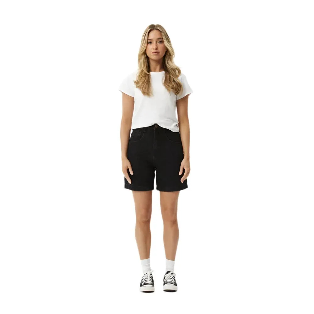 Emilie Denim Carpenter Shorts - Womens