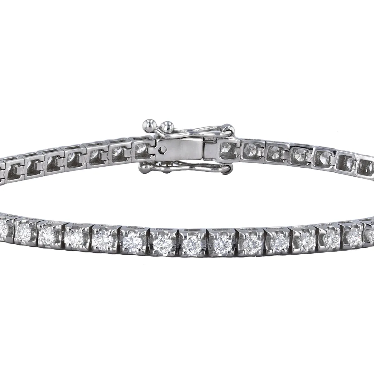 Everyday Diamonds 2.00ct Lab Grown Diamond 7" Tennis Bracelet | 9K White Gold