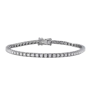 Everyday Diamonds 2.00ct Lab Grown Diamond 7" Tennis Bracelet | 9K White Gold