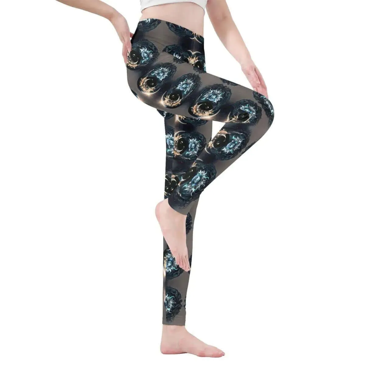 Fantasy Themed Yoga Leggings