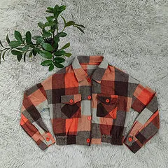 Fashionable plaid jackets AY3336