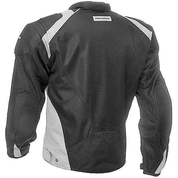 Firstgear Mesh-Tex Men's Black/Silver Jacket