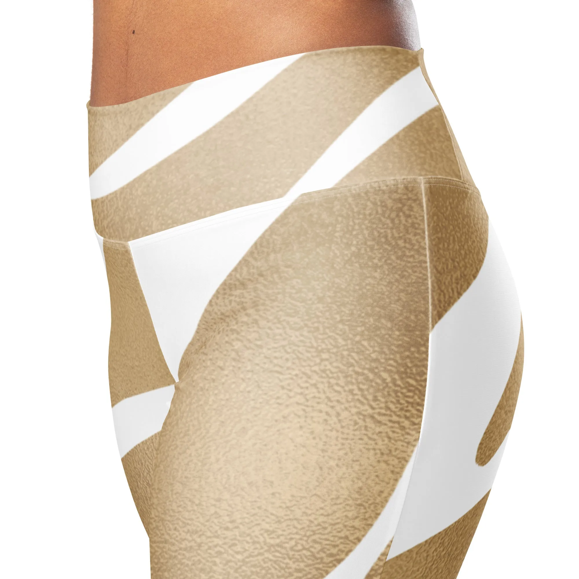 Flare Leggings Gold Shimmer, lioness-love