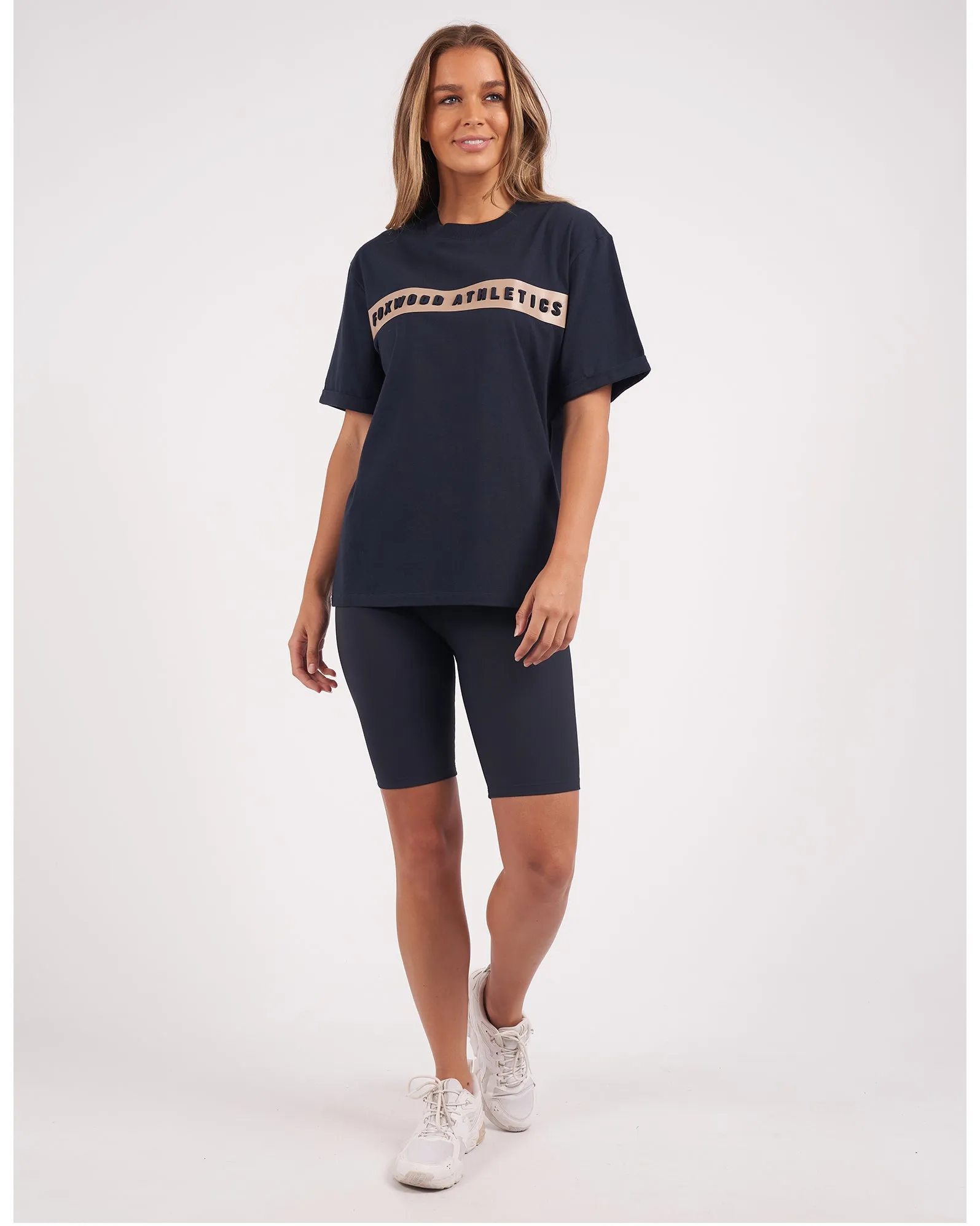 Foxwood Athletic Tee - Navy