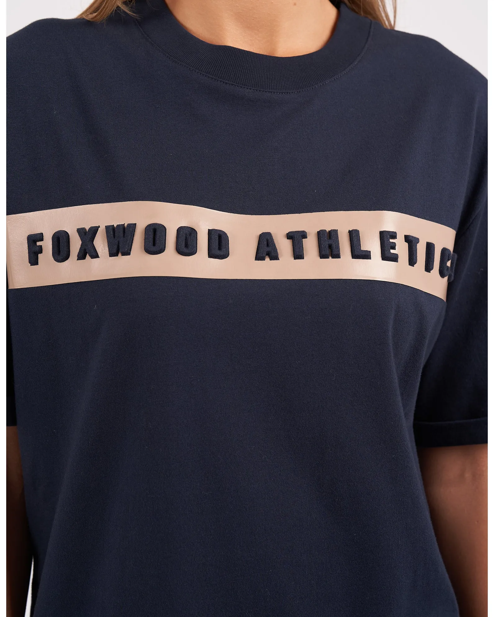 Foxwood Athletic Tee - Navy