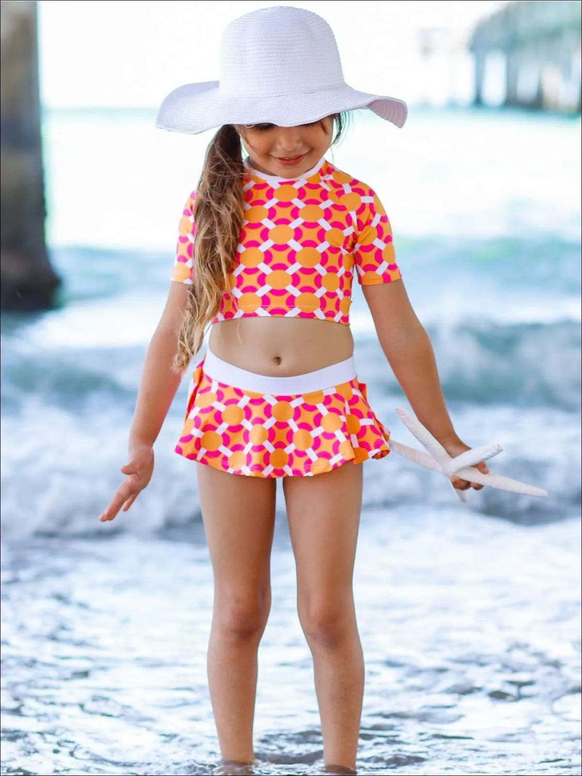 Girls Beachy Babe Two Piece Swimsuit