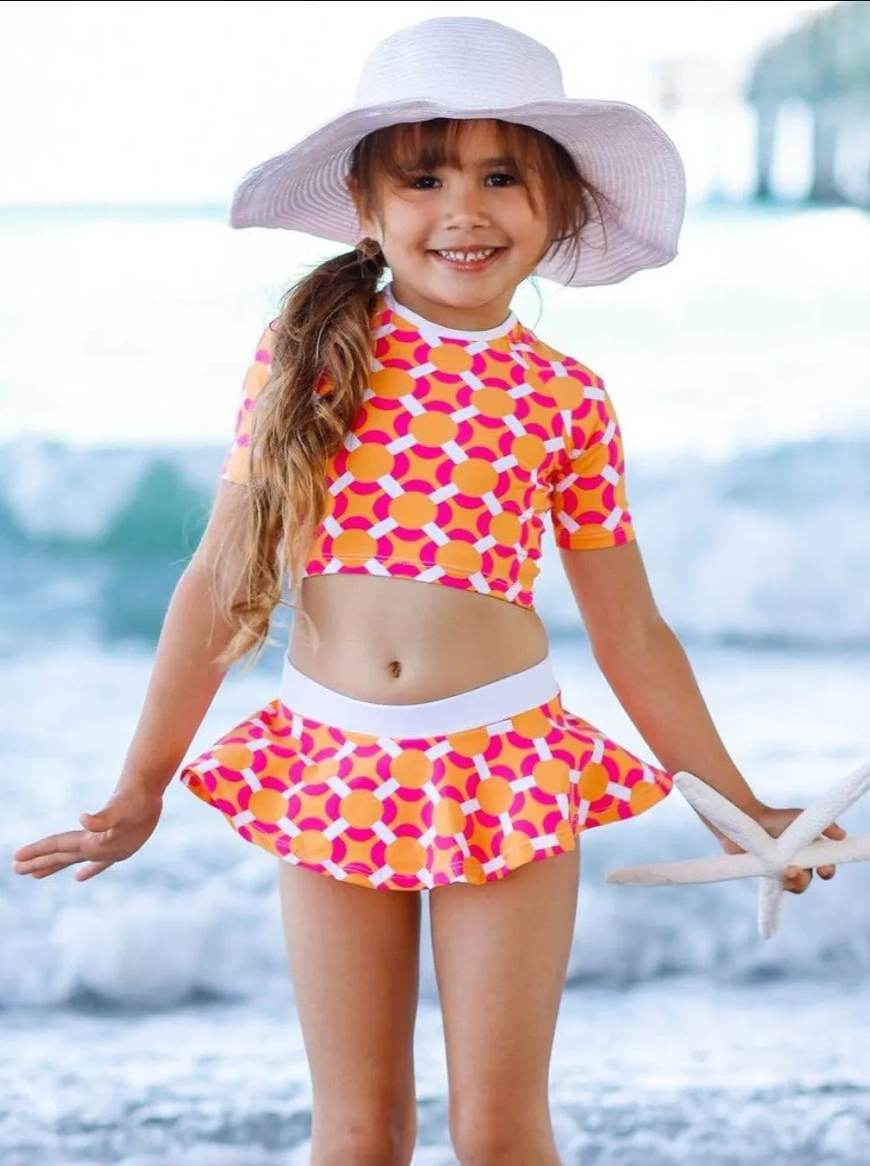 Girls Beachy Babe Two Piece Swimsuit