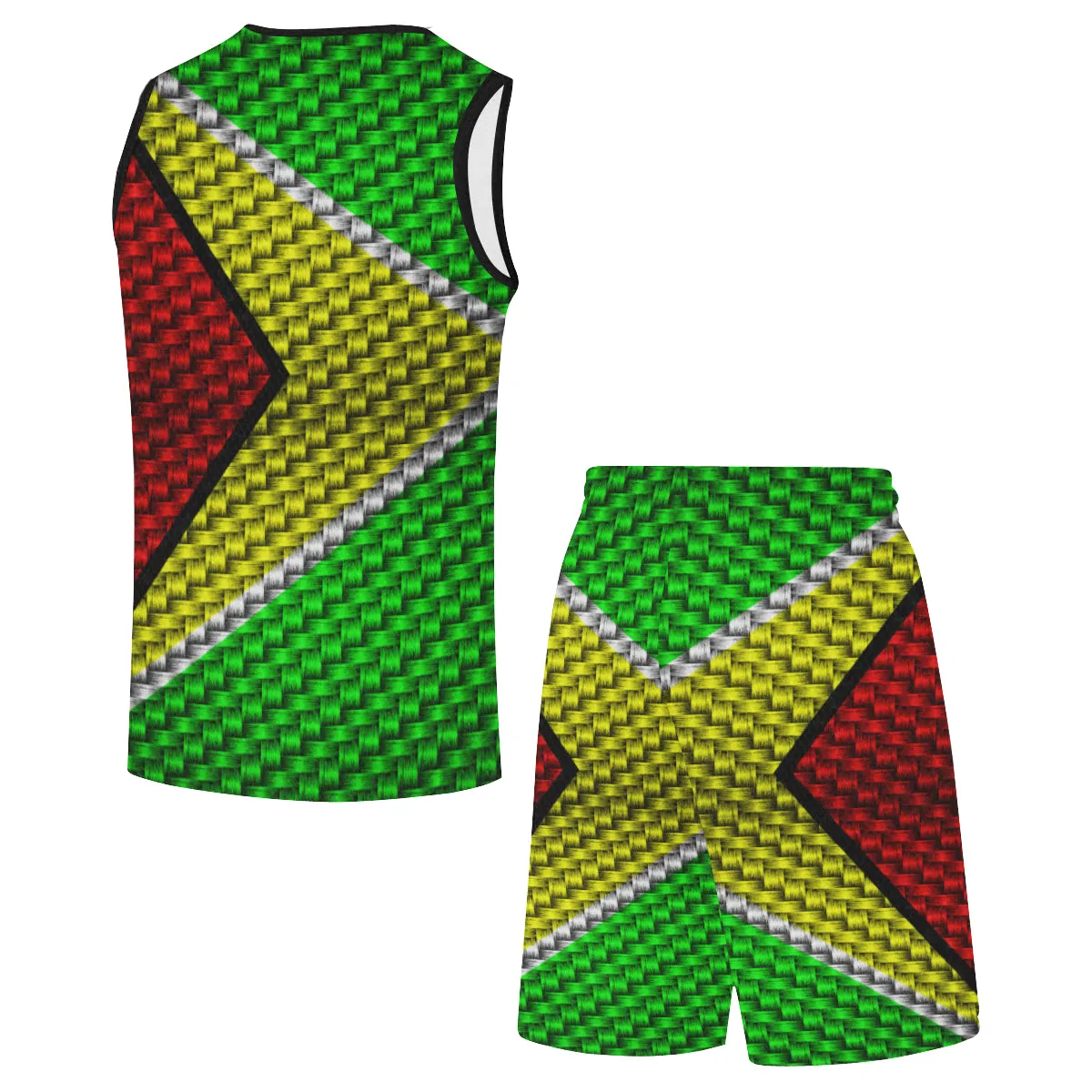 GUYANA FLAG Basketball Uniform