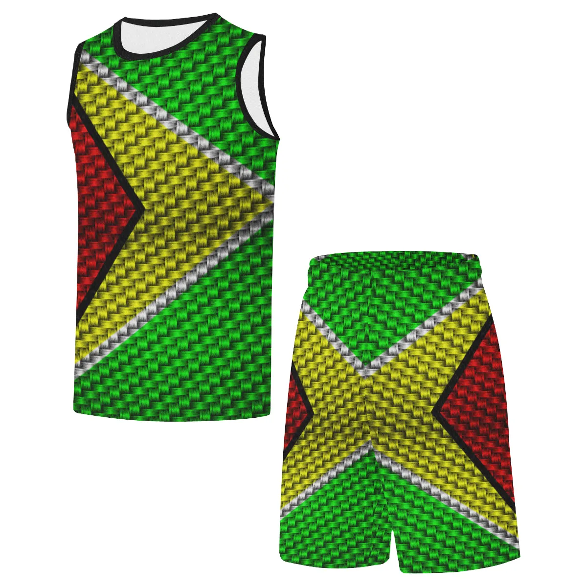 GUYANA FLAG Basketball Uniform