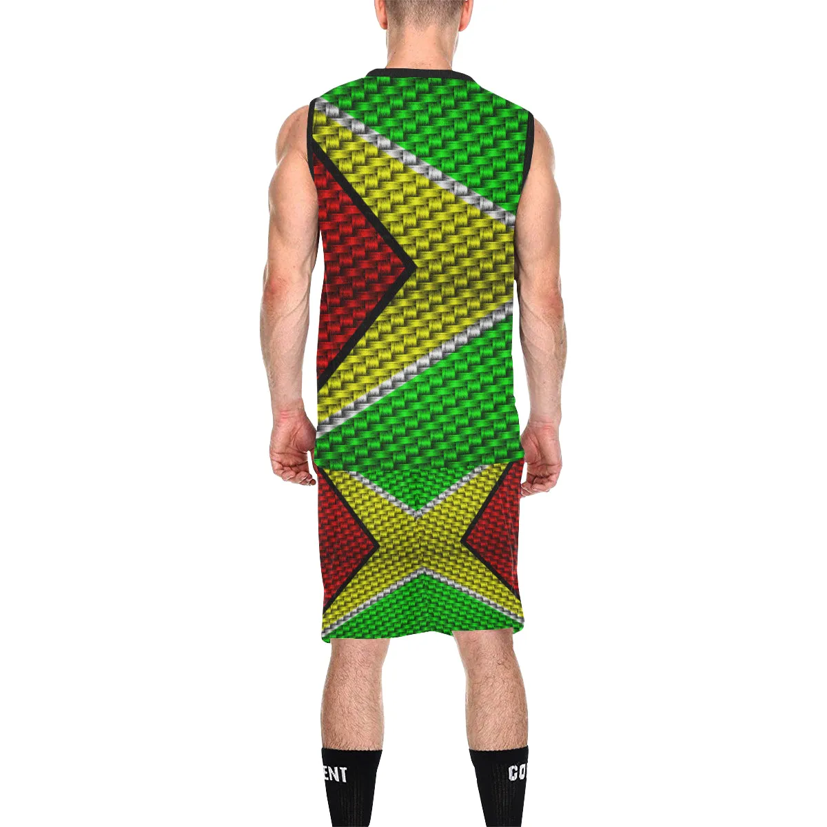 GUYANA FLAG Basketball Uniform