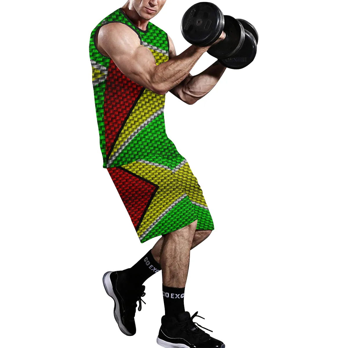 GUYANA FLAG Basketball Uniform