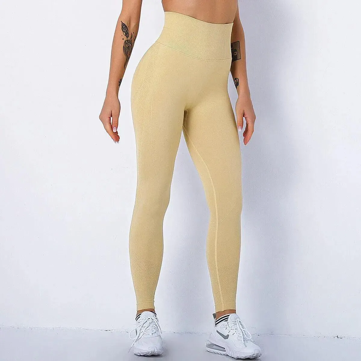 High Waist Seamless Gym Leggings - GLY