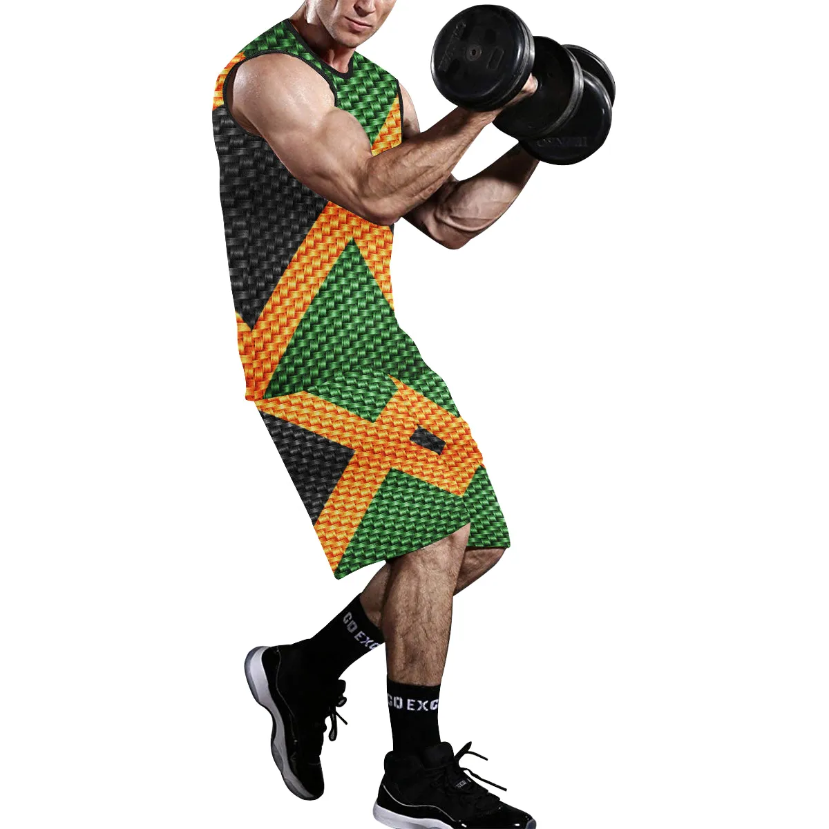 JAMAICA FLAG Basketball Uniform