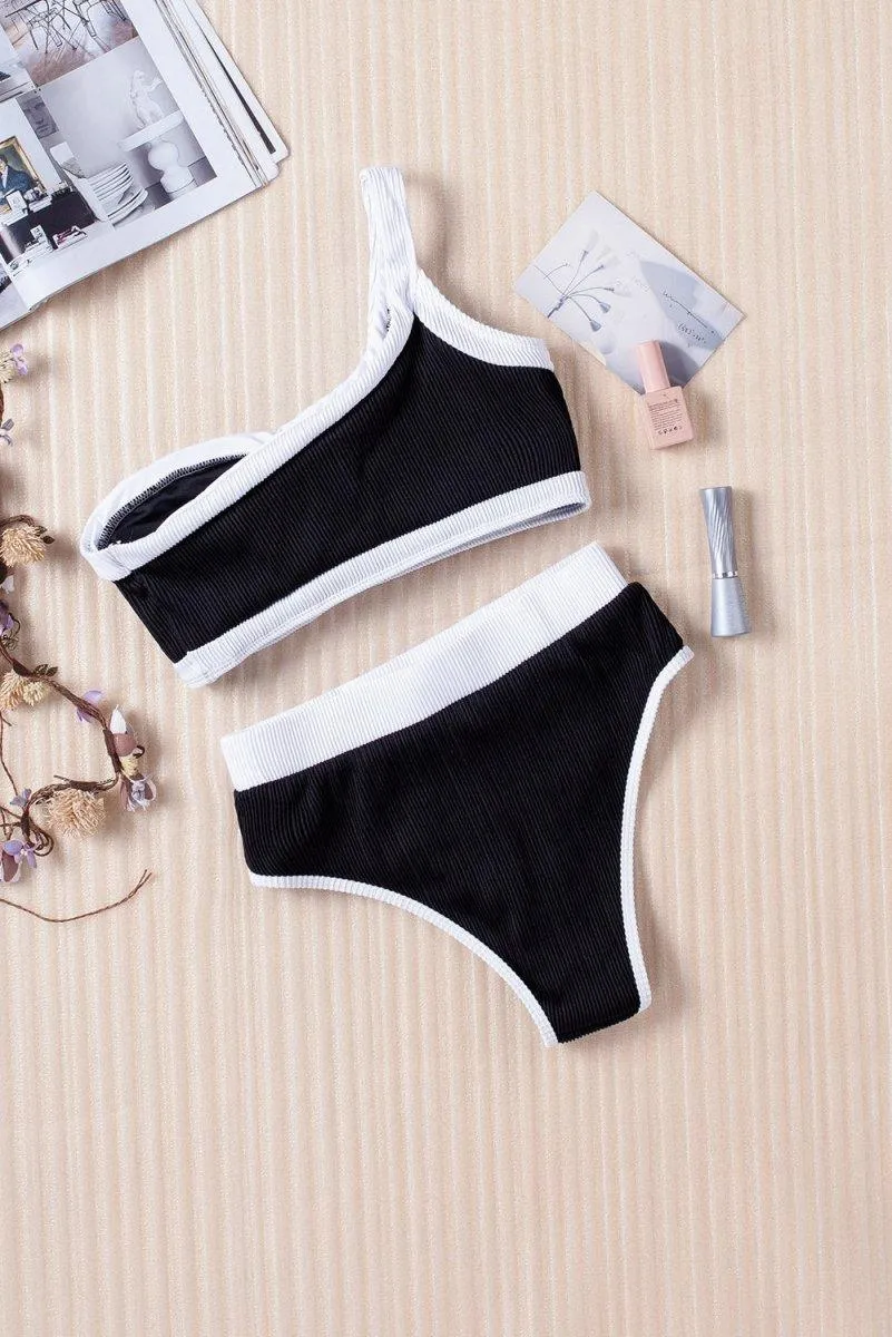 Lisa One Shoulder Bikini Set