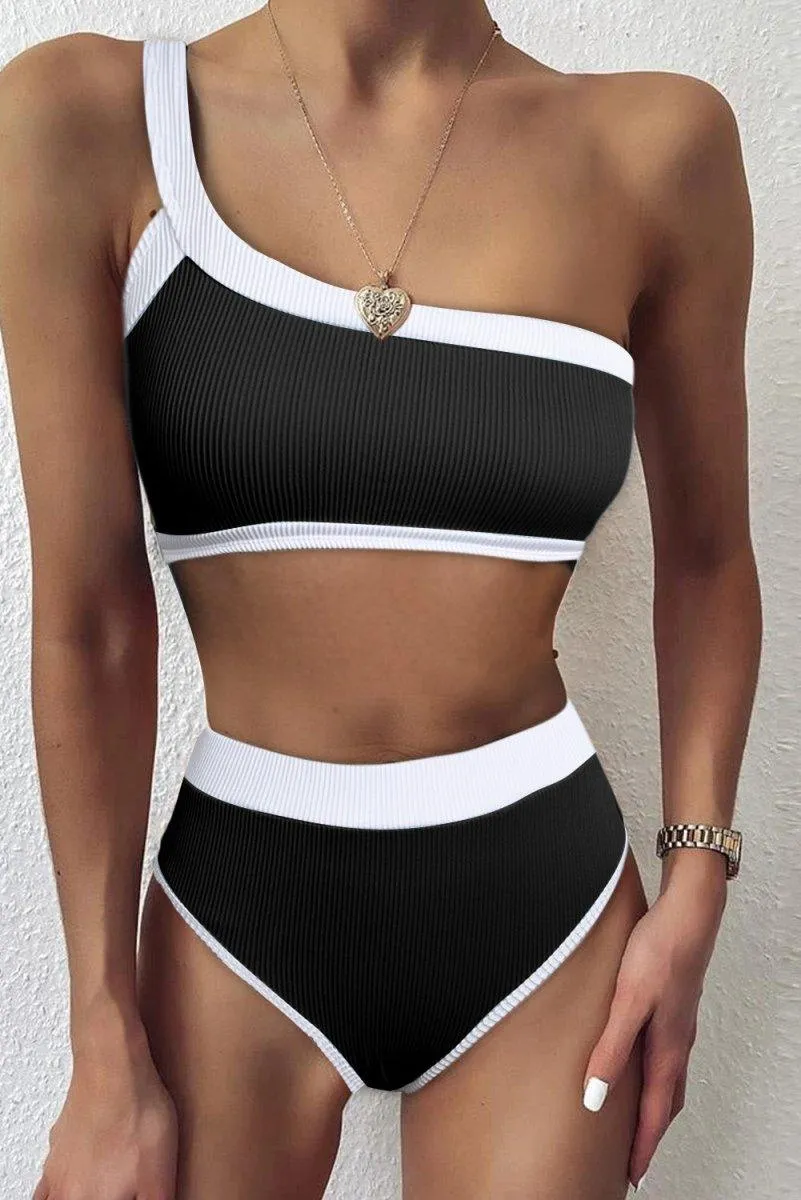 Lisa One Shoulder Bikini Set