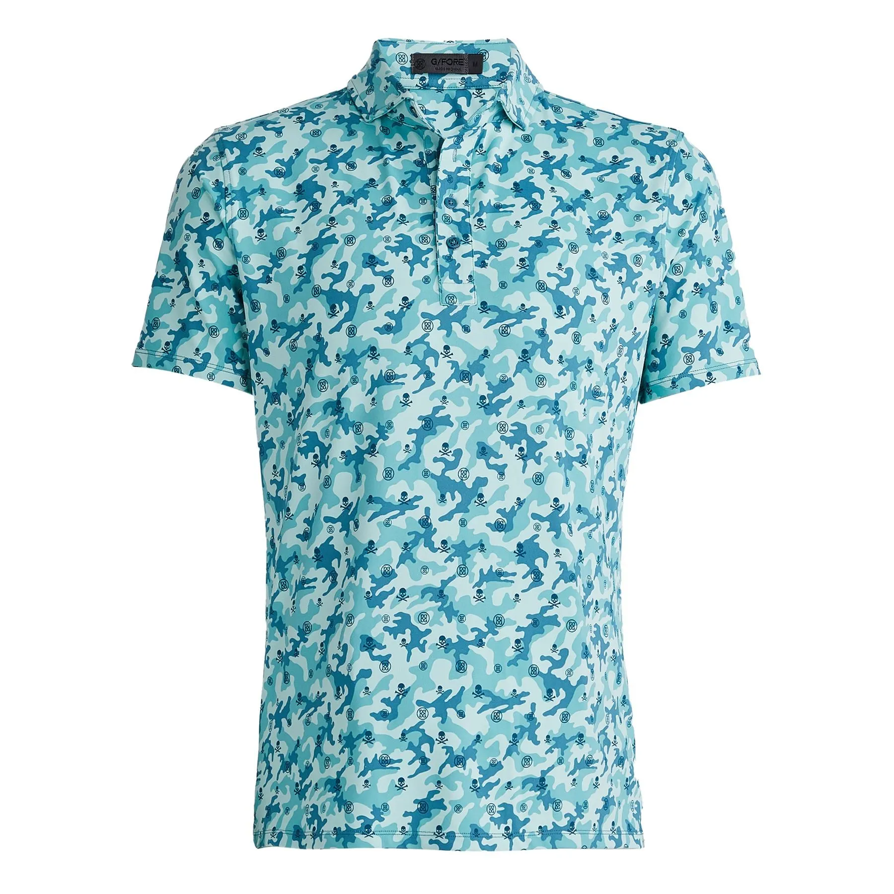 Mapped Icon Camo Tech Jersey Polo Monsoon - AW23