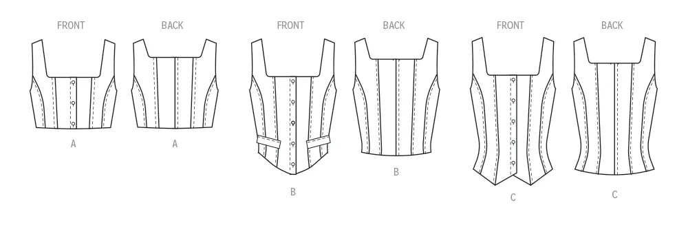 McCall's Pattern M8478 Misses' Top Vest