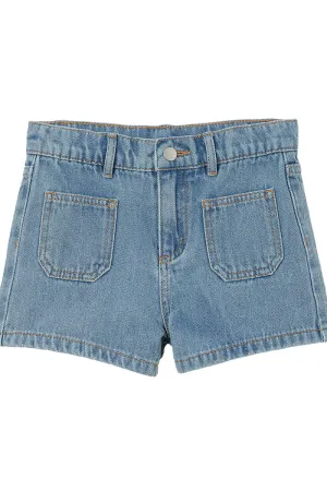 MILKY UTILITY DENIM SHORT