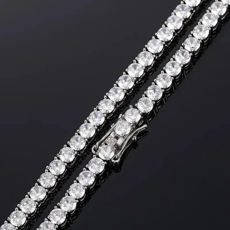 Moissanite Tennis Necklace - 3mm