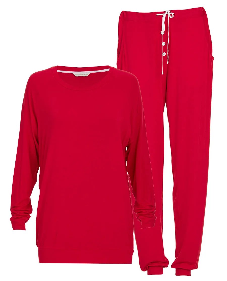 Montana Womens Slouch Jersey Pyjama Set